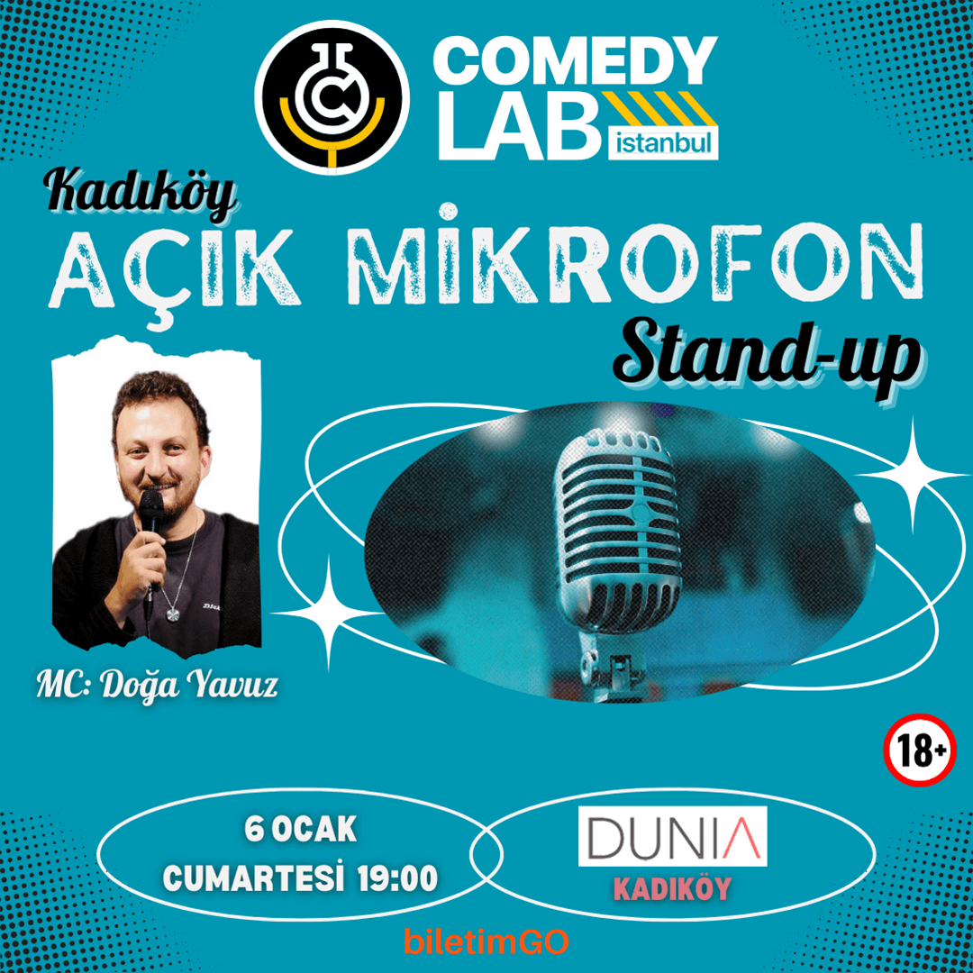 Açık Mikrofon Stand-up - Comedy Lab Istanbul