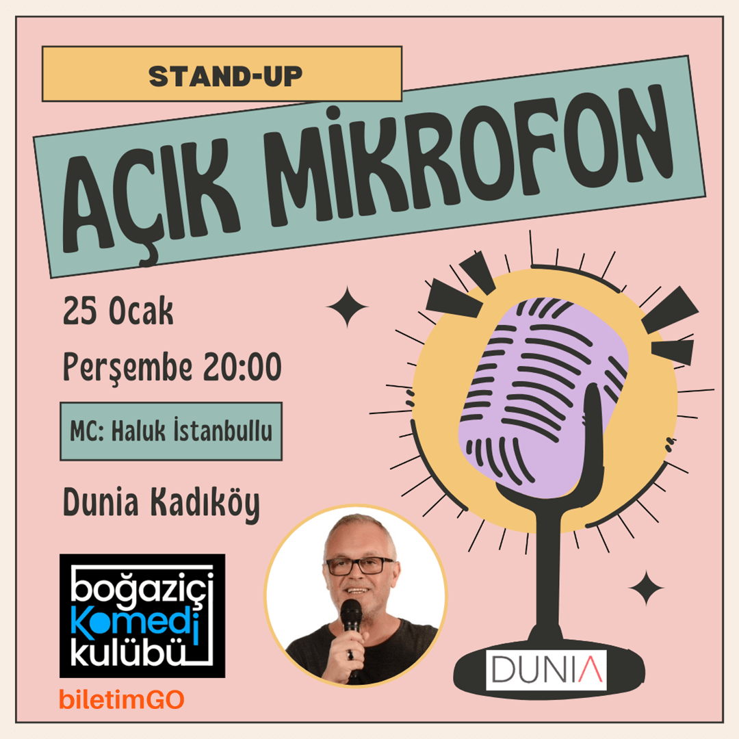 Boğaziçi Komedi Kulübü: Açık Mikrofon Stand-up Gecesi