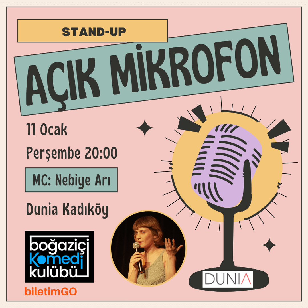 Boğaziçi Komedi Kulübü: Açık Mikrofon Stand-up Gecesi