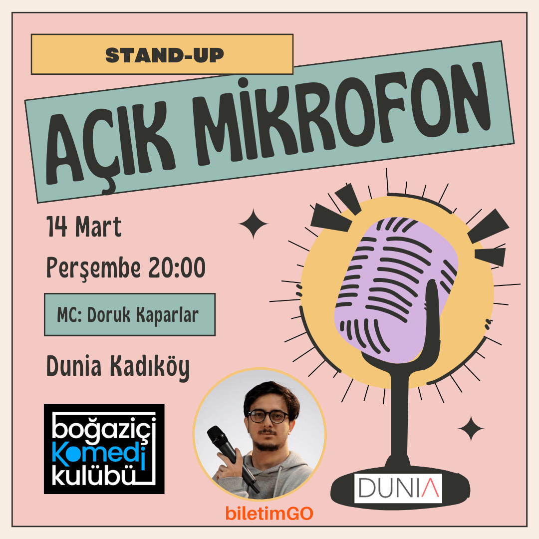 Boğaziçi Komedi Kulübü: Açık Mikrofon Stand-up Gecesi