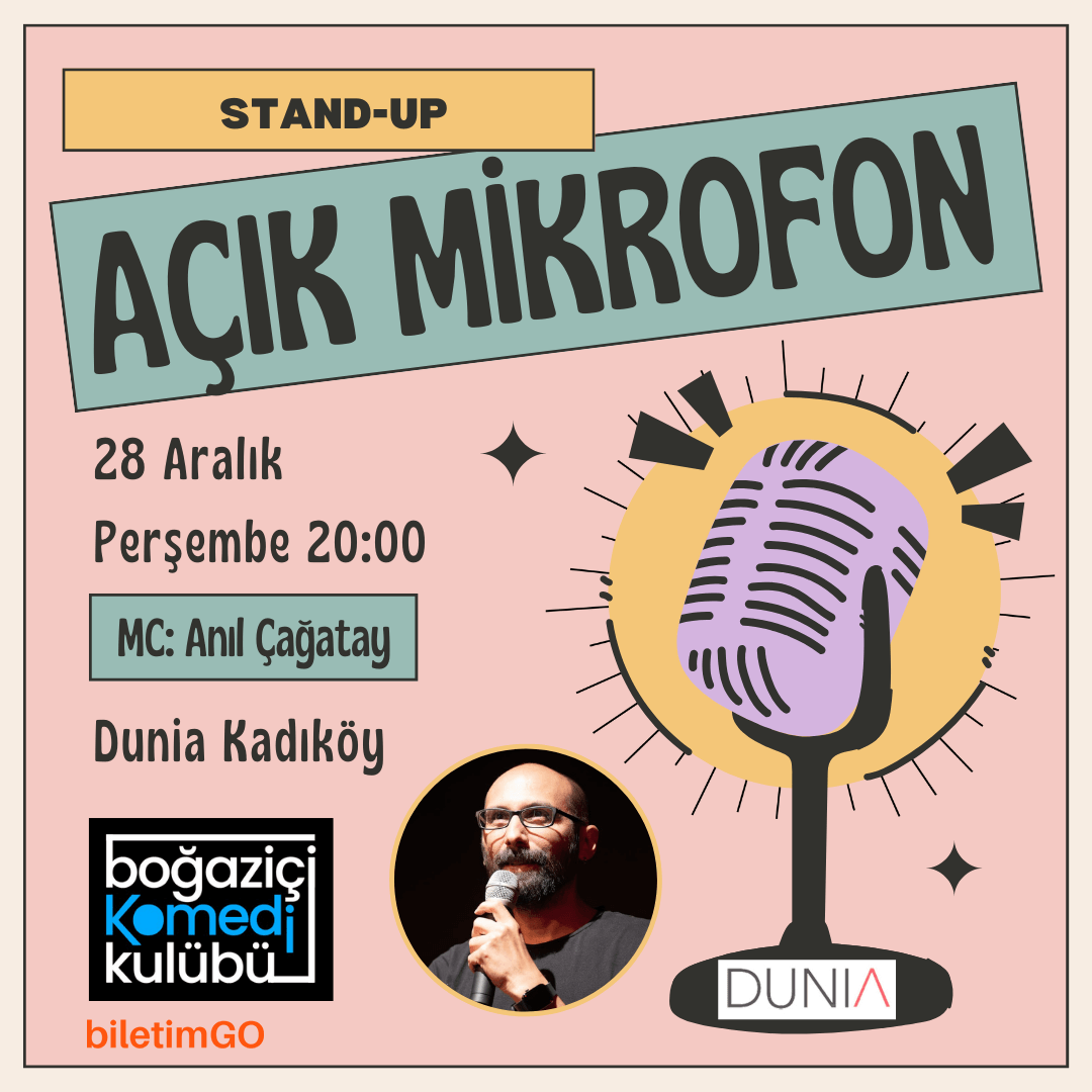 Boğaziçi Komedi Kulübü: Açık Mikrofon Stand-up Gecesi