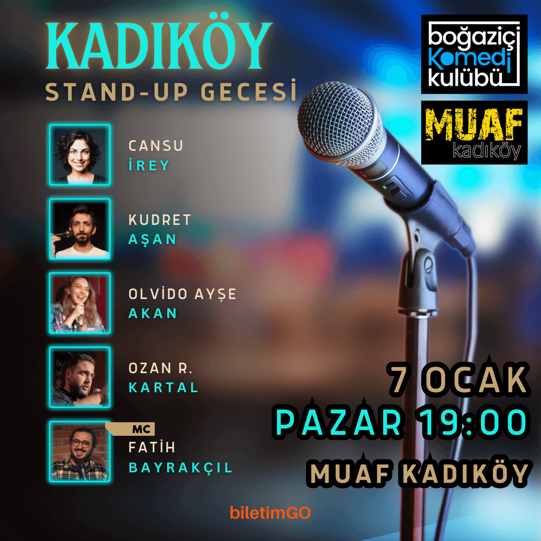 Boğaziçi Komedi Kulübü - Kadıköy Stand-up Gecesi