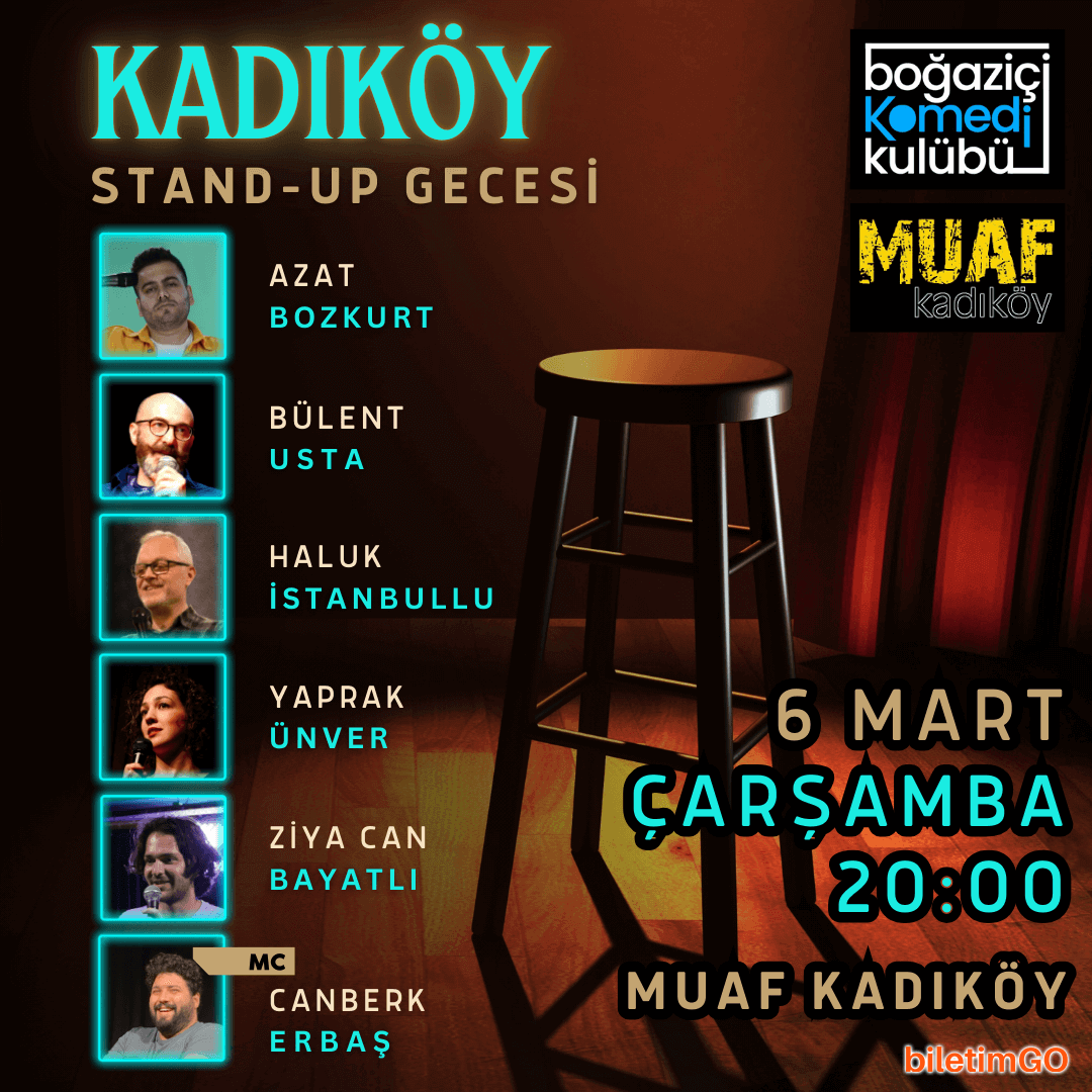 Boğaziçi Komedi Kulübü - Kadıköy Stand-up Gecesi