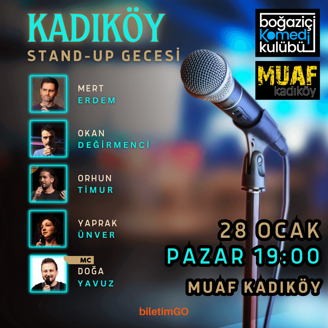 Boğaziçi Komedi Kulübü - Kadıköy Stand-up Gecesi