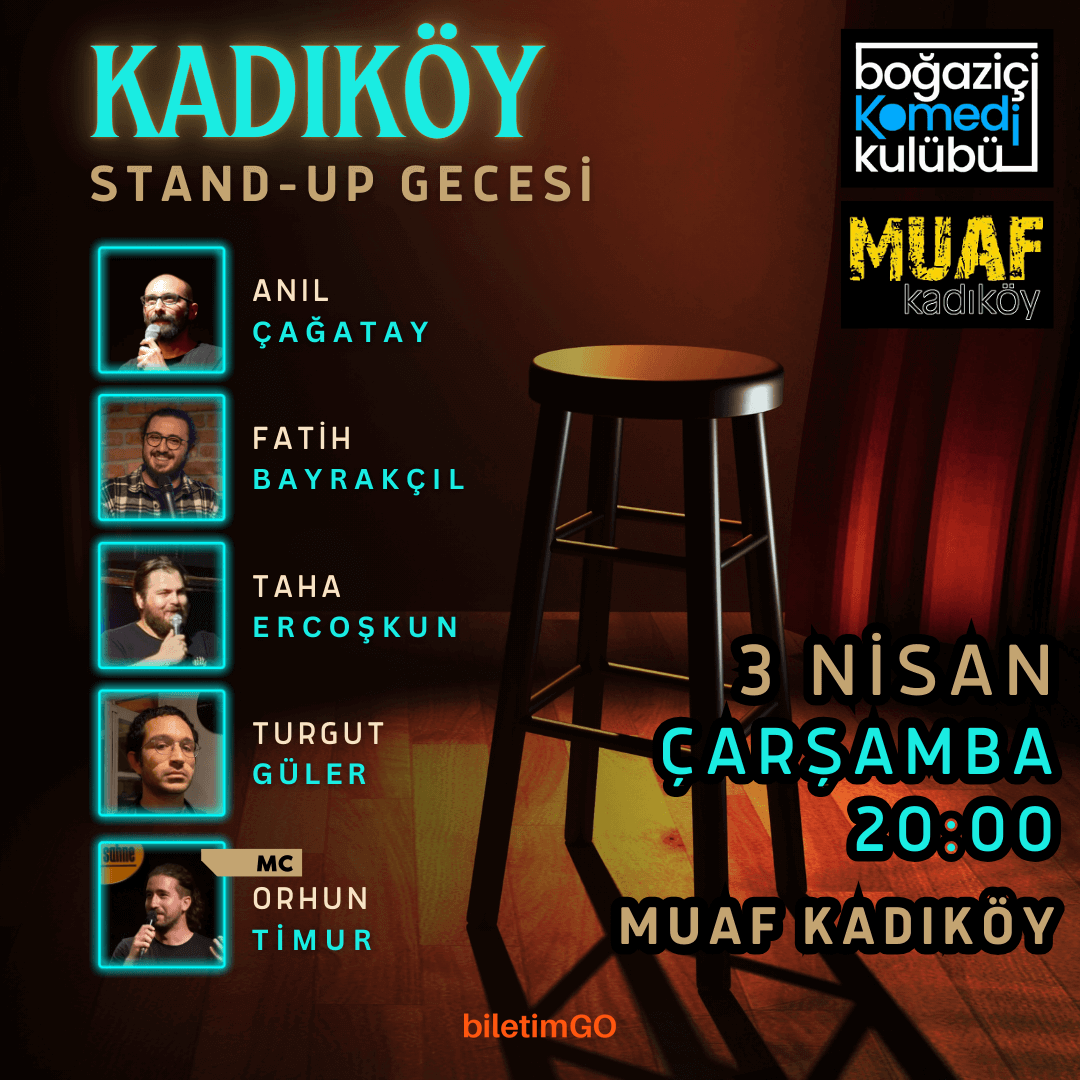 Boğaziçi Komedi Kulübü Kadıköy Stand-up Gecesi