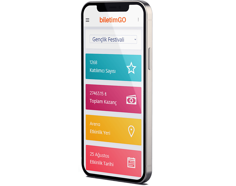 Ücretli Etkinlik Yönetimi biletimGO